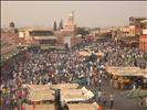 bustling souks 